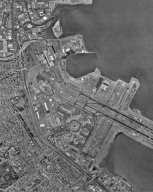 Imatge de l'aeroport de San Francisco (Satèl·lit) (any 1993)